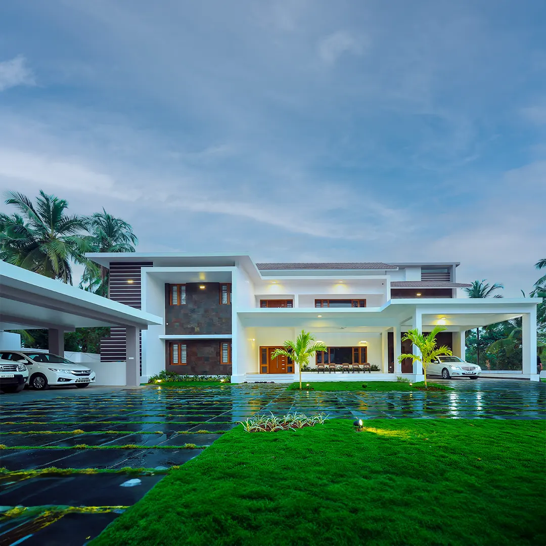 luxury sustainable architect in kerala